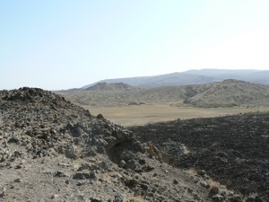 Small silicic cones at northern end of Dabbahu segment