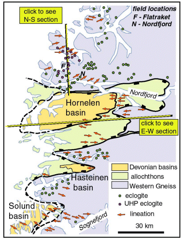 Hornelen map