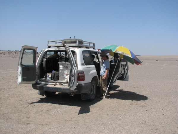 Checking MT data in the shade