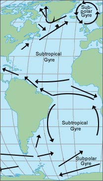 Ocean circulation.