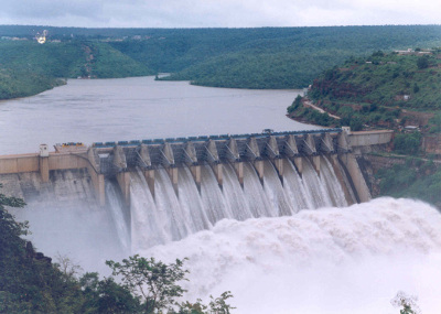The Srisailam Dam in India The Srisailam Dam in India