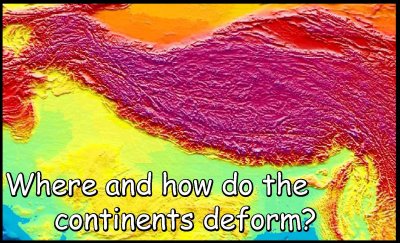 Where and how do the continents deform?