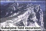 Subalpine field excursion