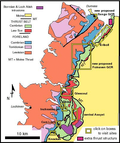 Northern Zone map