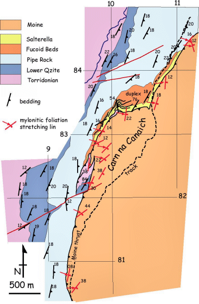 An Teallach - map