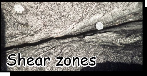 Shear zones