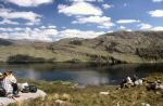 The classic view of the Glencoul thrust on the Aird da Loch peninsula.